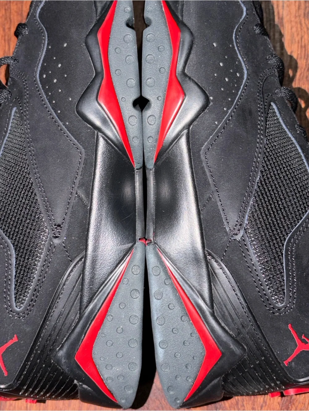 Jordan size 13 Black and Red Retro Basketball Shoes